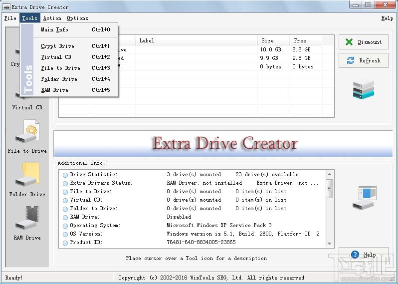 Extra Drive Creator,Extra Drive Creator下載,創(chuàng)建虛擬硬盤